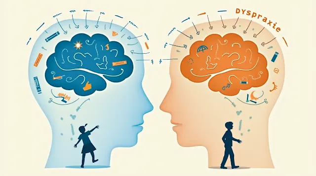 Découvrez comment le TDAH et la dyspraxie peuvent coexister et s'influencer mutuellement. Guide complet sur les symptômes, le diagnostic et les stratégies pratiques pour accompagner efficacement les enfants et adultes concernés par cette double condition.