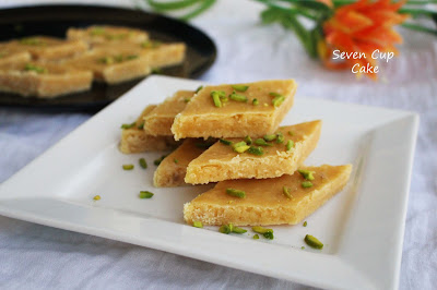 a simple festive sweets for dimali or christmas using gram flour sweet treat indian burfi seven cup cake recipe