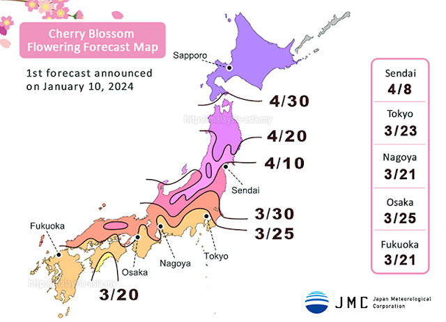 Sakura Forecast 2024