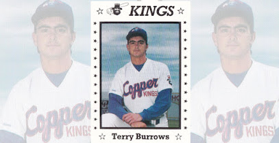 Terry Burrows 1990 Butte Copper Kings card