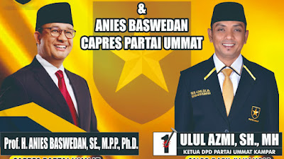 Partai Ummat Komitmen Mendukung Anis Baswedan Sebagai Capres