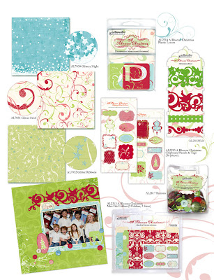 Rhonna Christmas Papers & Embellishments