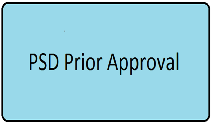 PSD prior approval