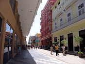 Calle Obispo En La Habana, Cuba