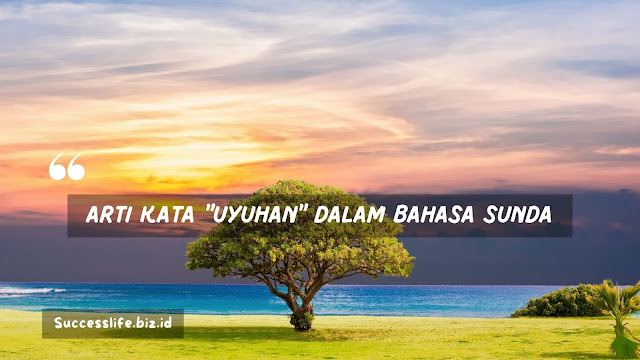 Arti Kata "Uyuhan" dalam Bahasa Sunda