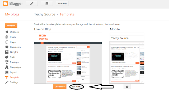 Remove Footer Credit Links From Any Blogger Templates