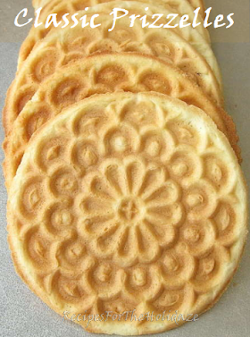 Classic Pizzelle aka Waffle Cookie