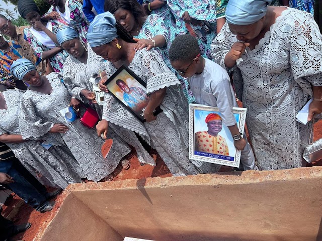 At The Burial Of Late Agbolan Messan Viho Victor In LAGOS