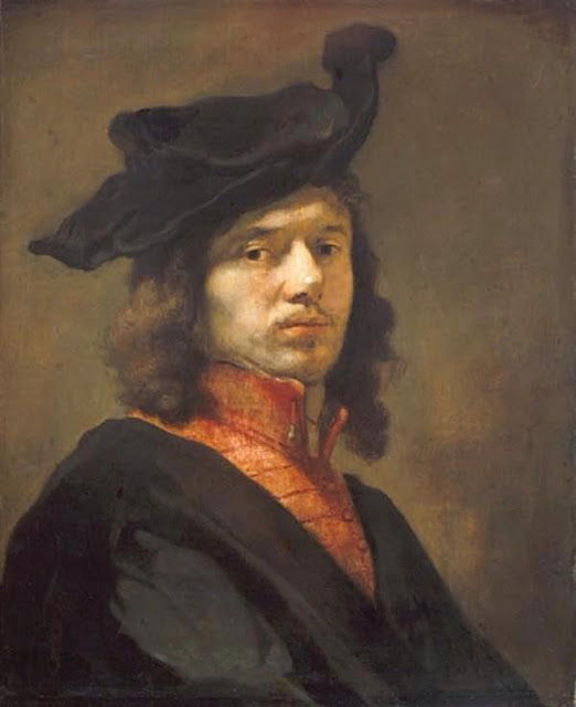 Carel Fabritius (1622-1654)    Autoportrait, 1650 Musée Boijmans Van Beuningen, Rotterdam