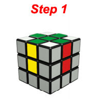 Rubiks Cube Solve Step 1