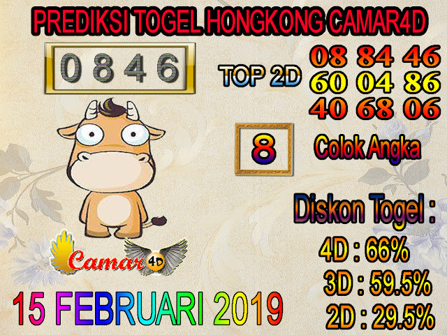 Prediksi Togel Hongkong 15 february 2019