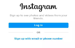 Sign up instagram