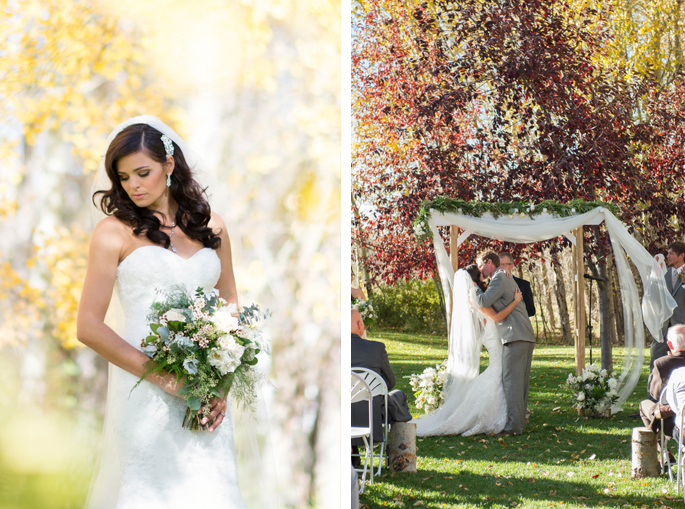 Photography: Amelia Anne Photography / Venue: Le Petit Chateau, Bozeman, MT / Makeup: Alexa Mae / Flowers: Budget Bouquet / Cake: Cakes By Jenn