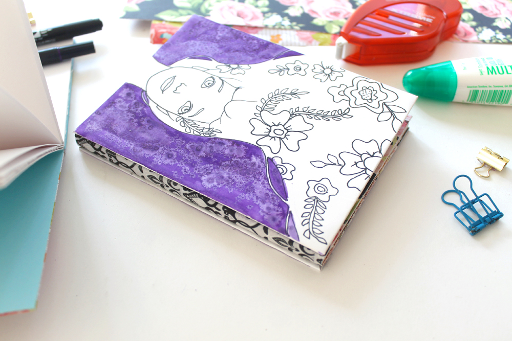 Perfect Binding is a form of book binding where the paper signatures are glued rather than sewn, Learn how to use @tombowusa MONO Multi Liquid Glue to create this journal.