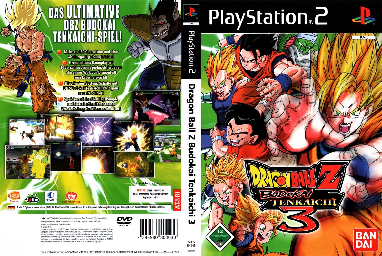 Dragon Ball Z Budokai Tenkaichi 3 Playstation 2 Ultra