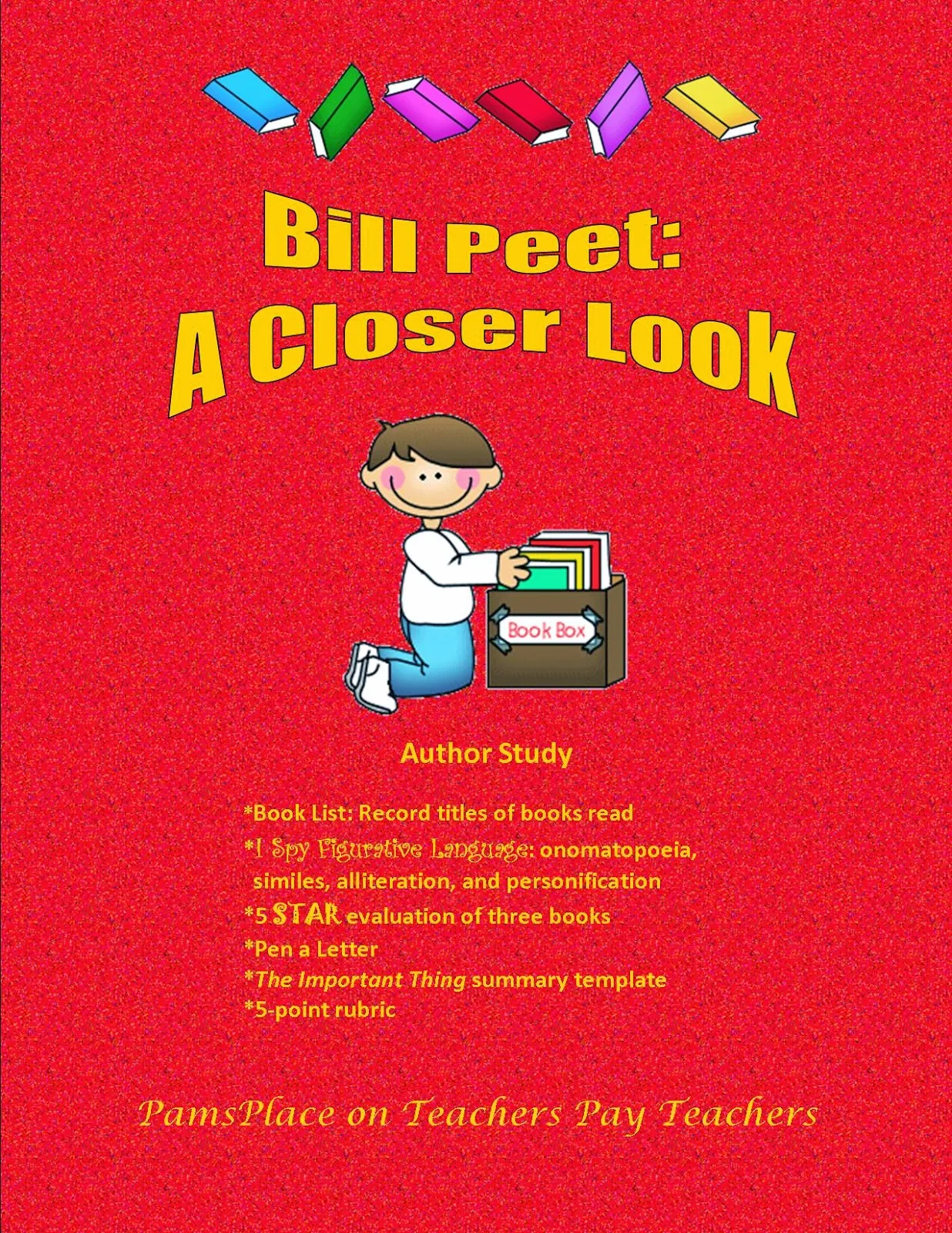 http://www.teacherspayteachers.com/Product/Author-Study-with-a-TwistBill-Peet-A-Closer-Look-245621