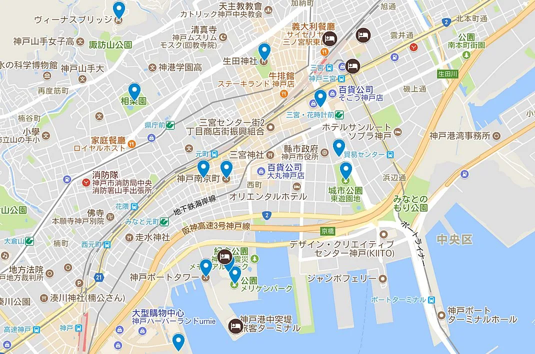 神戶-神戶住宿-推薦-神戶飯店-神戶酒店-神戶旅館-神戶民宿-神戶公寓-三宮-元町-神戶港-市區-自由行-旅遊-日本-Kobe-Hotel-Best