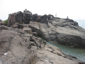 Basaltic Rock formation in St.Mary's Island