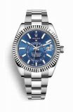 Replica Rolex Sky-Dweller 326934 Blue Dial Watch