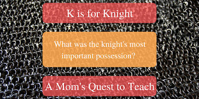 What is the most important item for a knight? Question