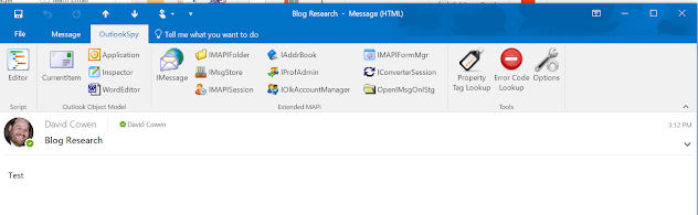 Exploring Extended MAPI Part 2 by David Cowen - Hacking Exposed Computer Forensics Blog