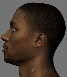 NBA 2K13 Derrick Rose HD Cyber Face Patch Sideview