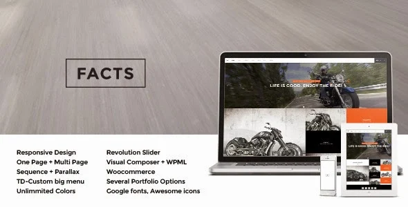 Facts - Responsive MultiPurpose Wp Theme