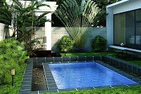 minimalist swimming pool design
