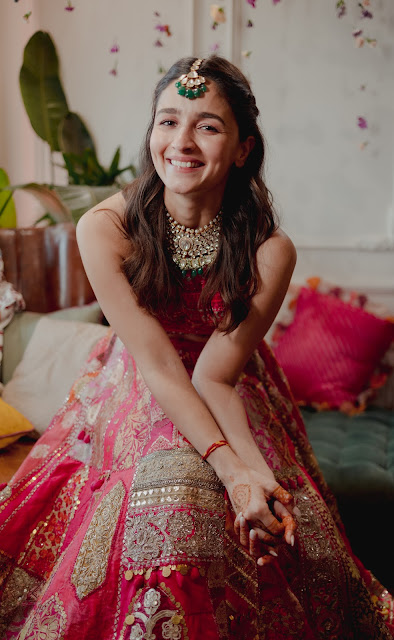 lehenga with patches