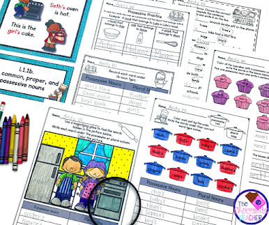 Worksheets like these can be a really great way to get your students excited about learning new concepts like possessive nouns.