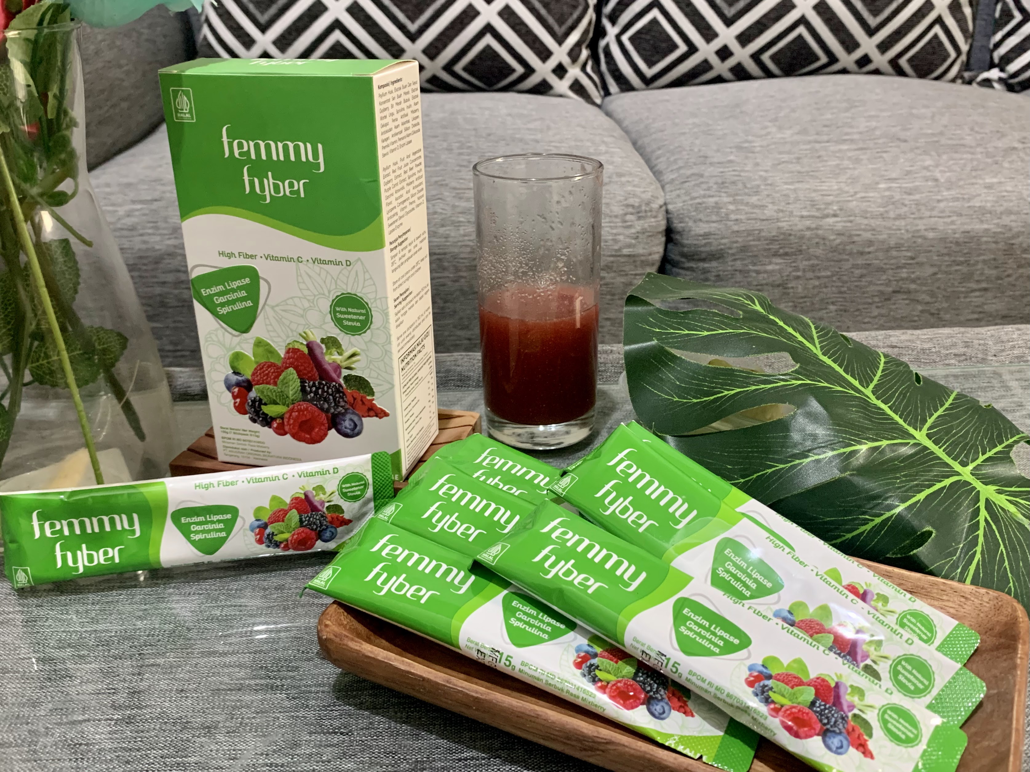 Produk Femmy Fyber Minuman Tinggi Serat