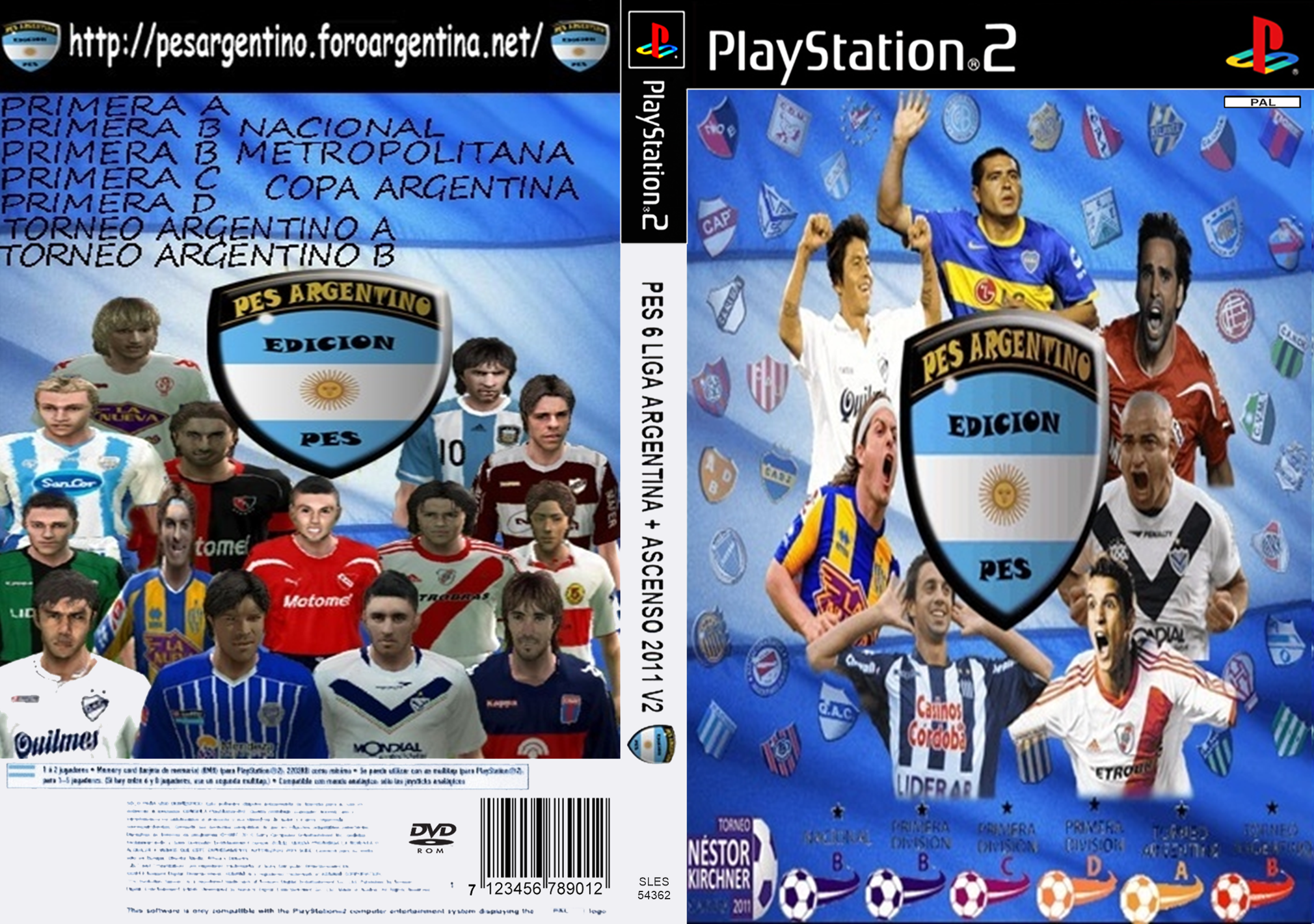 Meu PS2 Nostalgia: PES 2012 Liga Argentina God of PES DVD ISO PS2