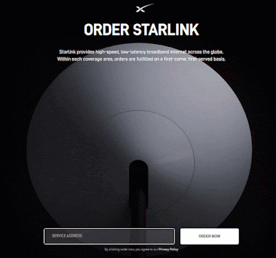 Starlink service address