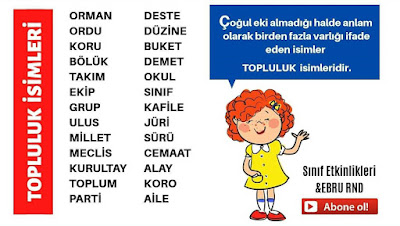 topluluk adları örnek