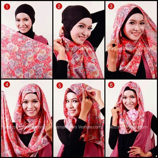 Tampil Fresh dengan Jilbab Pashmina