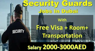  Security Guards Male and Female Job Vacancy in Dubai For Dorsa Group Company