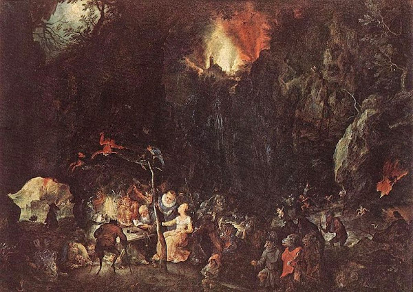 Jan Bruegel the Elder, Macabre Art, Macabre Paintings, Horror Paintings, Freak Art, Freak Paintings, Horror Picture, Terror Pictures