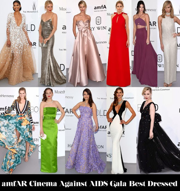 Best Dressed Leading Ladies from amfAR Cinema Against AIDS Gala