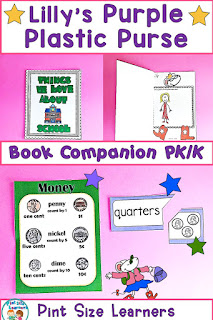 Pre-k and kindergarten students love Lilly’s Purple Plastic Purse! You can use this book to teach/practice many math and literacy skills. With these fun and engaging reading lesson plans, center activities and worksheets students will: • Write a Class Book • Learn Vocabulary • Retell the Story • Practice Initial Sounds • Explore Character’s Feelings