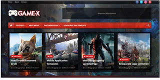 Download Blogger Template for Game Websites 2021