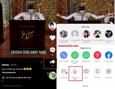 cara download video tik tok tanpa logo