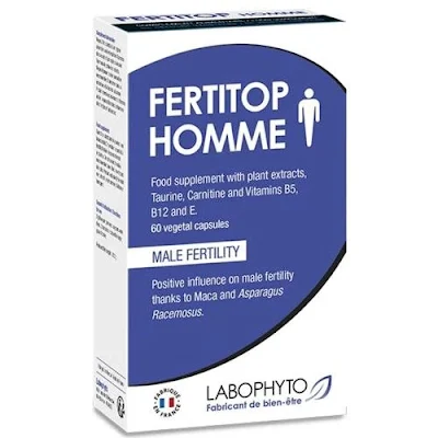 Este un supliment alimentar conceput in Franta, special creat pentru a imbunatati fertilitatea masculina. Este destinat barbatilor ce doresc sa conceapa un copil si sa maximizeze sansele de succes.. FeriTitop Homme imbunatateste calitatea spermatozoizilor datorita ingredientelor 100% naturale, o combinatie de extracte plante, zinc, seleniu si vitamine..