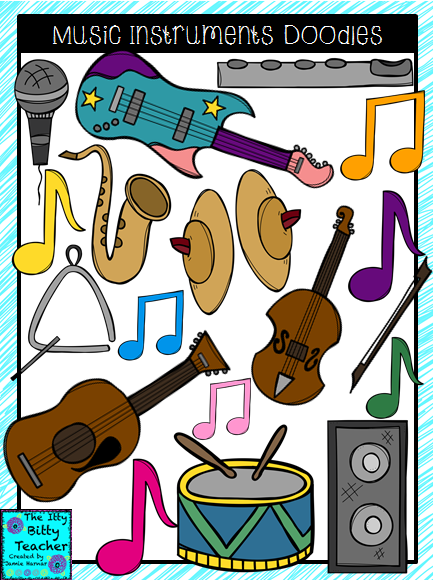 http://www.teacherspayteachers.com/Product/Band-Music-Instrument-Doodles-1390526