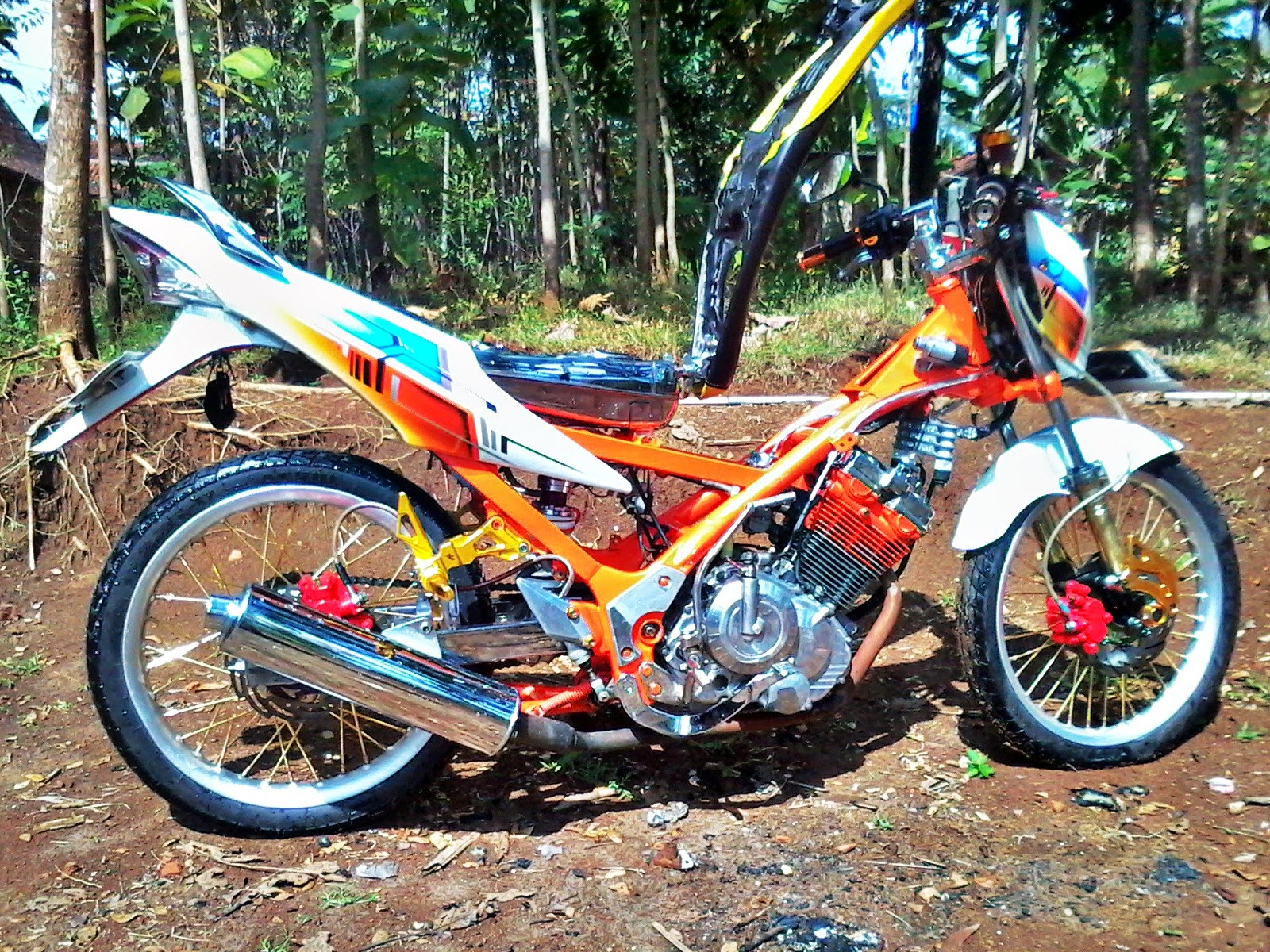 Satria Fu Facelift Modif