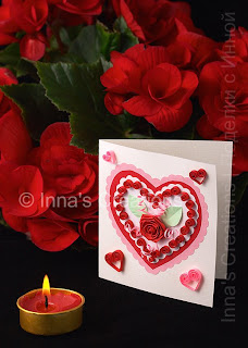 Valentine Day Candle Cards