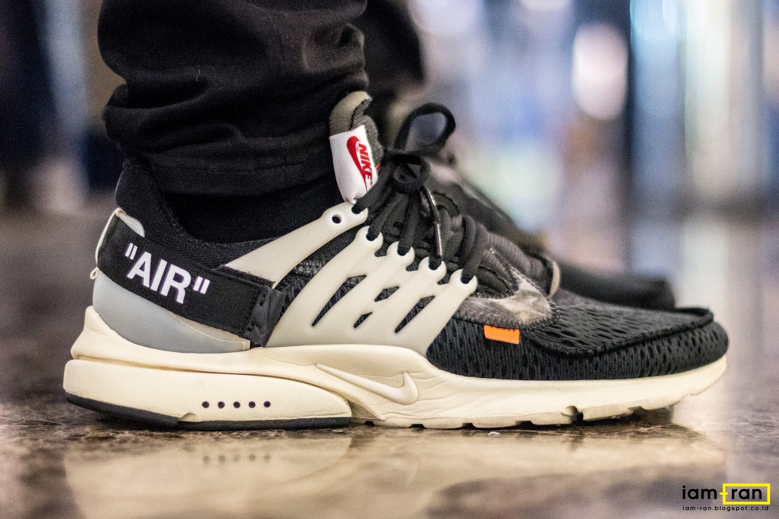 Iam Ran On Feet James Nike Air Presto X Off White