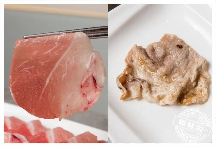 哈肉鍋大盤肉中脂培根豬