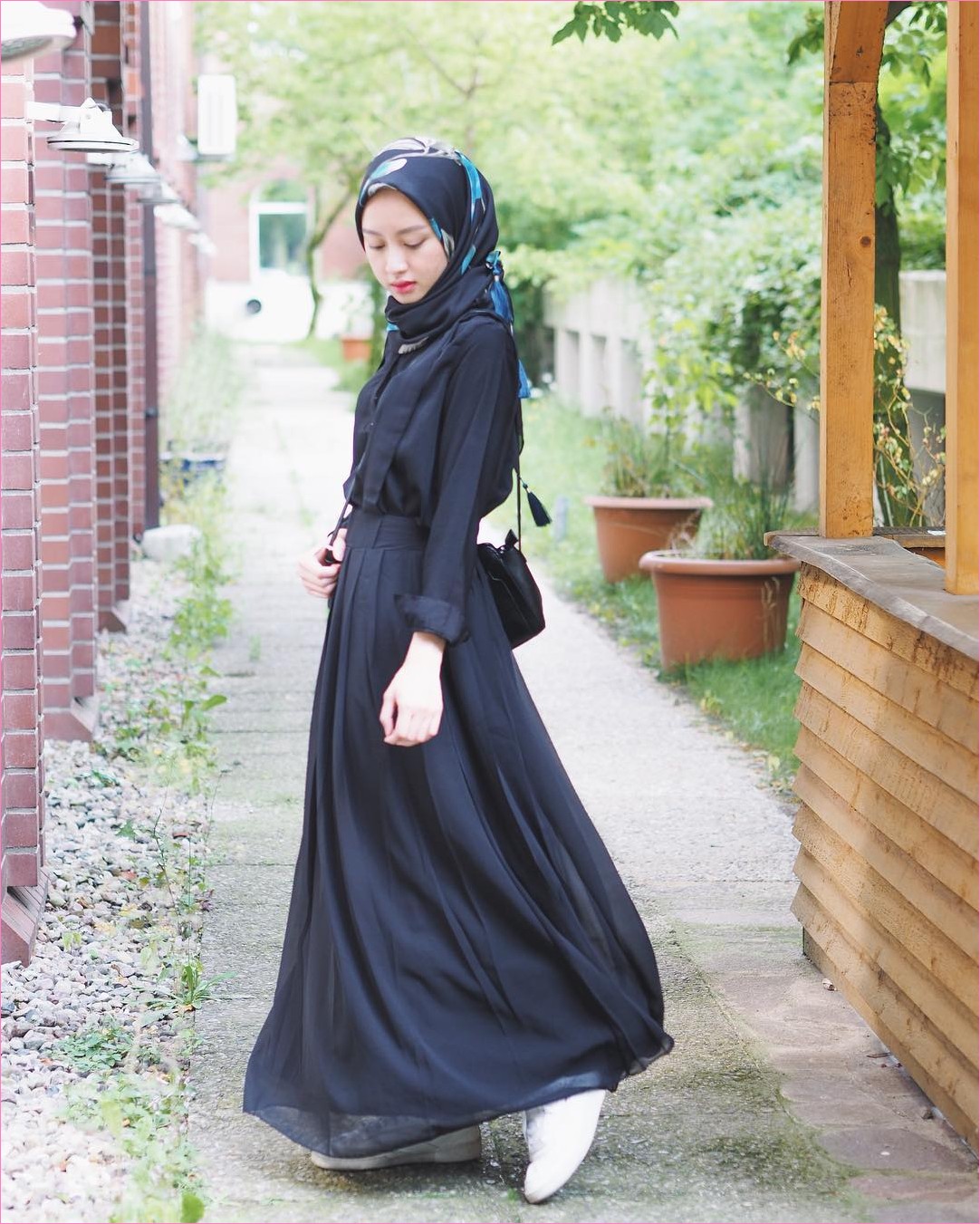 Outfit Baju  Hijab Casual  Untuk Perempuan Gemuk Ala 