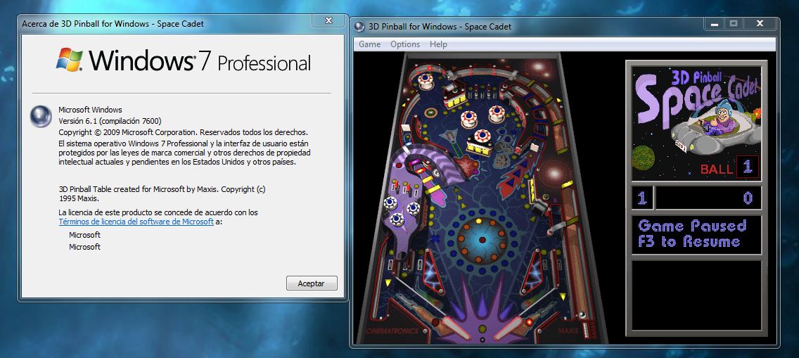 Tecnomizadores Pinball De Windows Xp Para Windows Vista Y 7