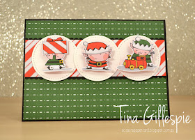 scissorspapercard, Stampin' Up!, Art With Heart, Merry Christmas To All, Santa's Workshop SDSP, Stitched Shapes Framelits